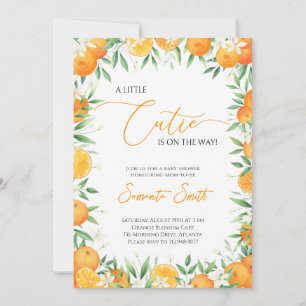 Little Cutie Gender Neutral Baby Shower Invitation