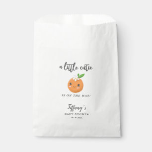Little Cutie Girl Baby Shower Floral Favour Bags