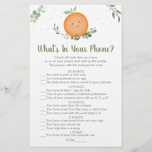 Little Cutie Greenery What's In Your Phone Game