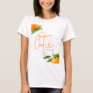 Little Cutie is on the Way Mummy to Be  T-Shirt