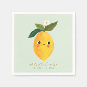 Little Cutie Lemon Baby Shower  Napkin