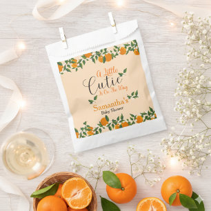 Little Cutie On The Way Clementine Baby Shower Favour Bags