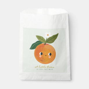 Little Cutie Orange Baby Shower Favour Bags