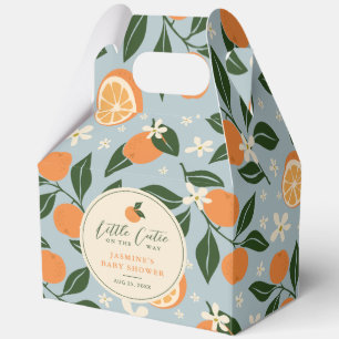 Little Cutie Orange Citrus Baby Shower Favour Box