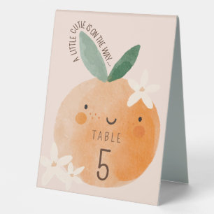 Little Cutie Orange Citrus Botanical Baby Shower