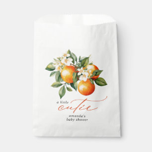 Little Cutie Orange Clementine Baby Shower Favour Favour Bags