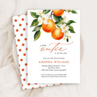 Little Cutie Orange Clementine Baby Shower