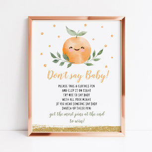 Little Cutie Orange Don't Say Baby Game