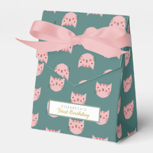 Little Cutie Orange First Birthday Favour Box