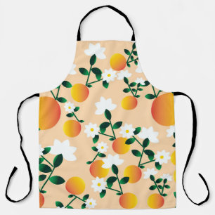 Little Cutie Orange Pattern Apron