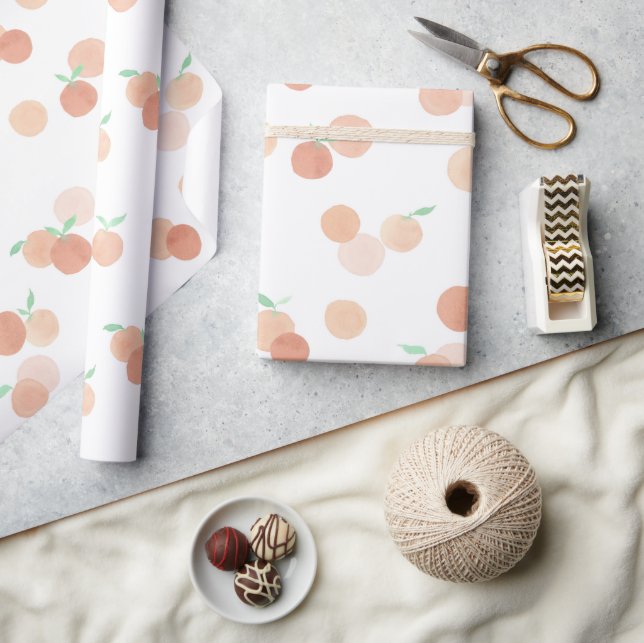 Little Cutie Oranges Wrapping Paper (Crafts)