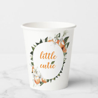 Little Cutie Paper Cups Little Cutie Baby Shower