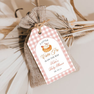 Little Cutie Pie Fall Baby Shower Gift Tags