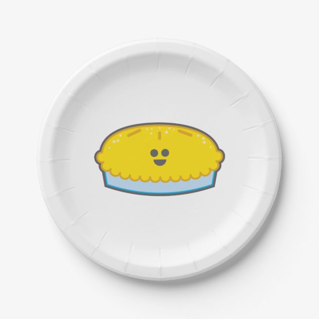 Little Cutie Pie Paper Plate (Front)
