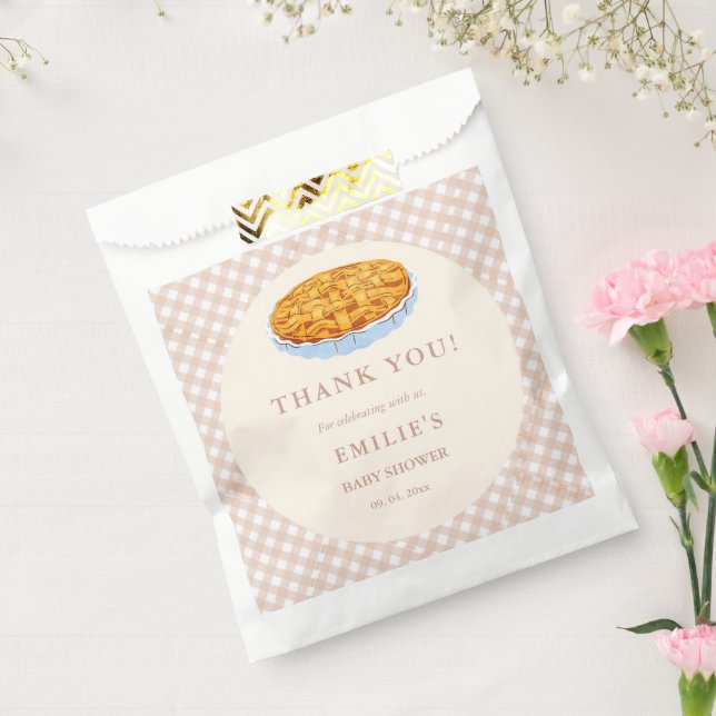 Little Cutie Pie Thanksgiving Baby Shower Thanks Favour Bags (Sealed)