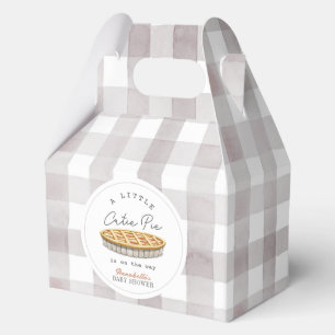 Little Cutie Pie Thanksgiving White Baby Shower Favour Box