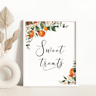 Little cutie sweet treats. Citrus sweet treats Poster