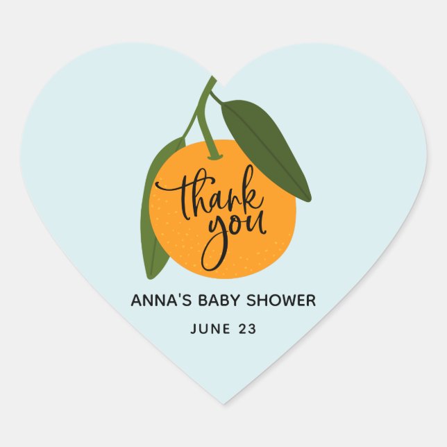 Little cutie thank you sticker (Front)