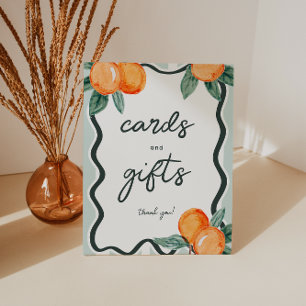 Little Cutie Whimsical Cards & Gifts Pedestal Sign