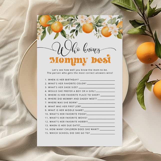 Little cutie Who knows mummy best shower game (Creator Uploaded)