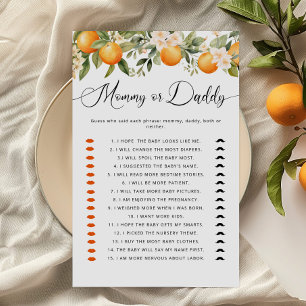 Little cutie Who Said It Mummy or Daddy game