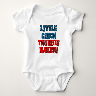 Little Czech Trouble Maker Baby Bodysuit
