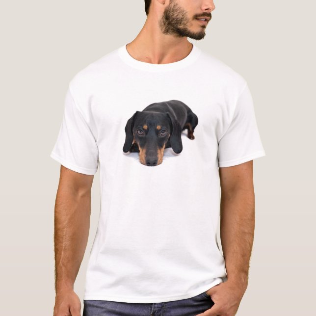Little Dachshund Dog T-Shirt (Front)