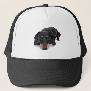 Little Dachshund Dog Trucker Hat