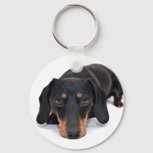 Little Dachshund Key Ring