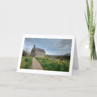 Little Daffodil Church | Greetings Card