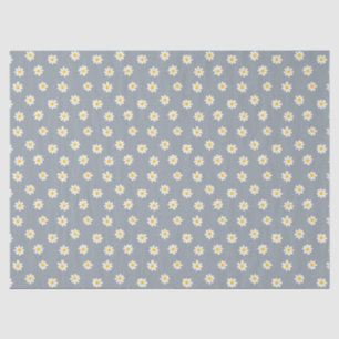 Little Daisies - dusty steel grey Tissue Paper