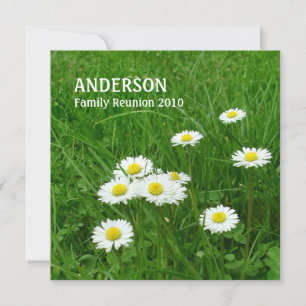 Little Daisies Family Reunion invitation