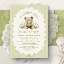 Little Daisy Bear Baby Shower
