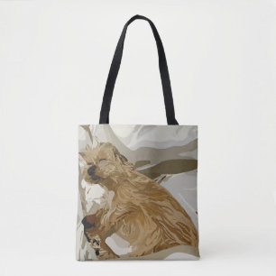 Little Daisy dog having a duvet day Tote Bag