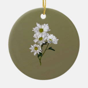 Little Daisy Looking Up Ceramic Tree Decoration