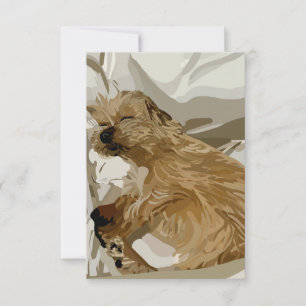 Little Daisy the dog Thank You Card