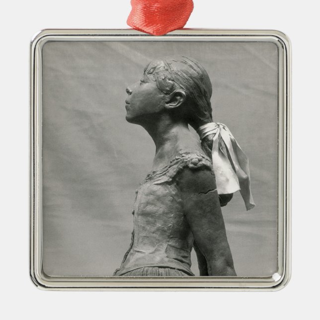 Little Dancer, Aged 14 Metal Tree Decoration (Front)