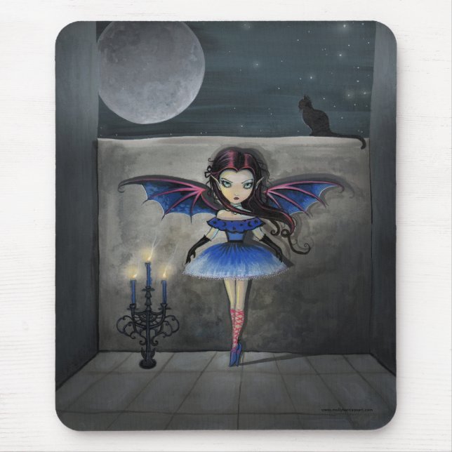 Little Dancer Gothic Vampire Fairy Mousepad (Front)