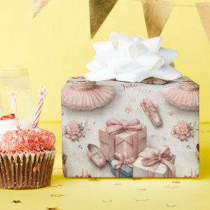 Little Dancer’s Tutu and Ballet Slipper  Wrapping Paper