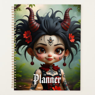 Little Dark Forest Demon –Cute Gothic Fantasy Girl Planner