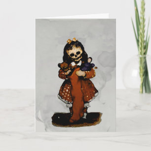Little Dead Girl Christmas Card