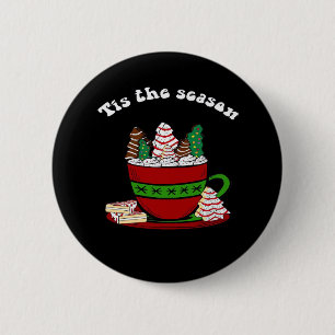 Little Debbie Tis The Season 6 Cm Round Badge