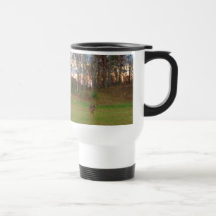 Little Deer &a Pink Sunset Travel Mug
