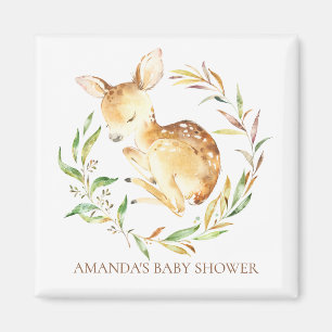 Little Deer Baby Shower Favour  Magnet