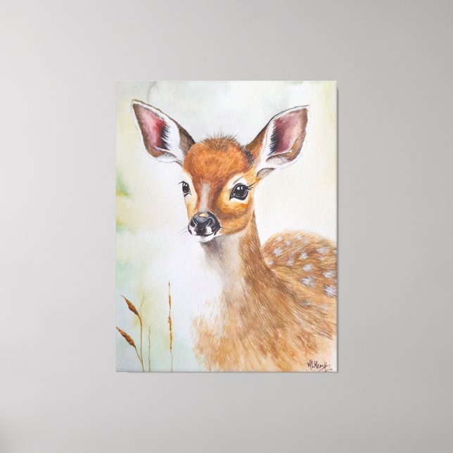Little Deer Canvas Print (Front)
