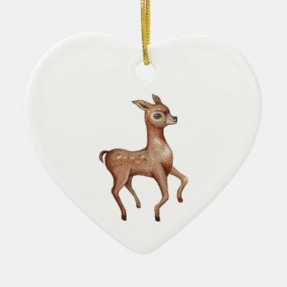 Little Deer Character Ceramic Tree Decoration