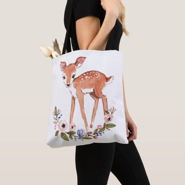 Little Deer  tote diaper bag (Close Up)