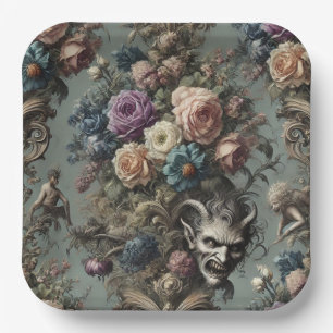 Little Demons Dare to Dream – Gothic Victorian Paper Plate