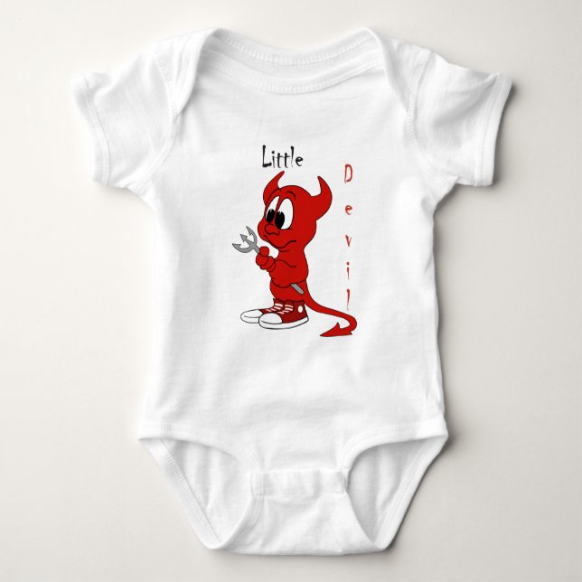 Little devil baby bodysuit (Front)