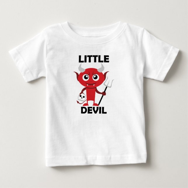 Little Devil - Baby Fine Jersey T-Shirt (Front)